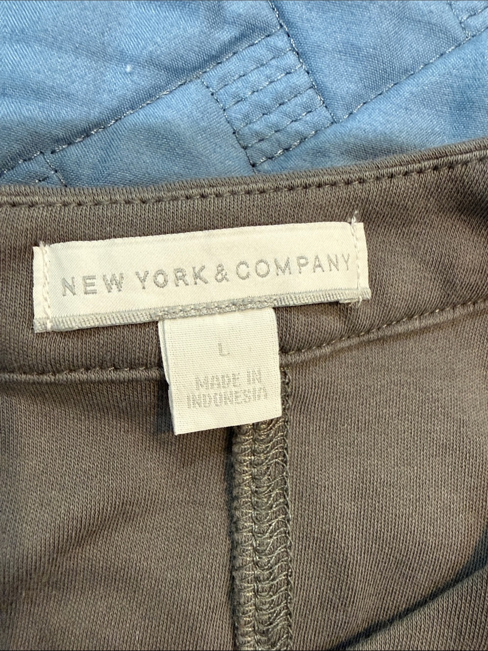 New York & Company Taupe Midi Dress - Picture 4 of 5